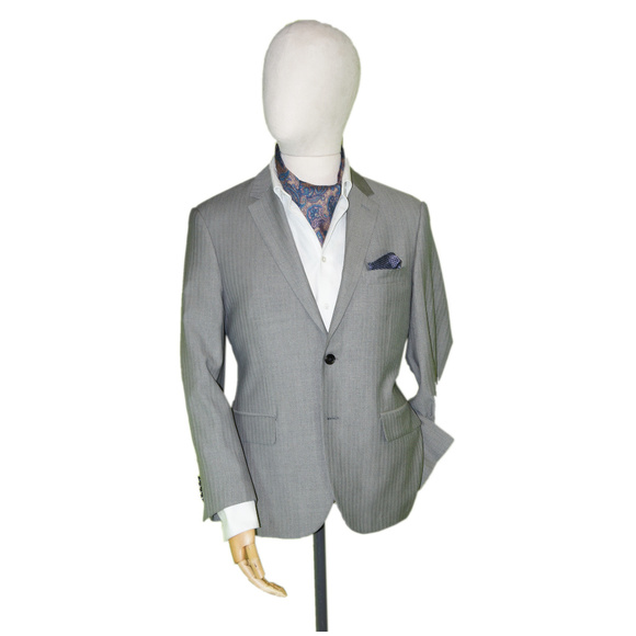 INDOCHINO 41S CONCRETE GRAY BLAZER - Picture 2 of 6